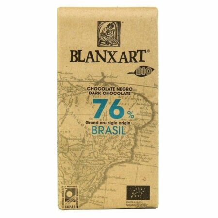 chocolate brazil negra blanxart 76 brasil 125 gr..
